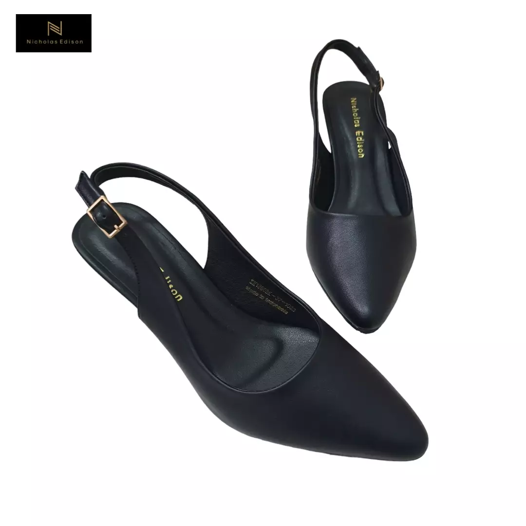 Nicholas Edison Heel Luxo Black