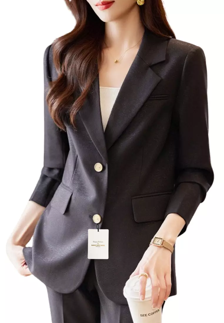 HAPPY FRIDAYS Fashionable Suit Set YGH-EM8115set