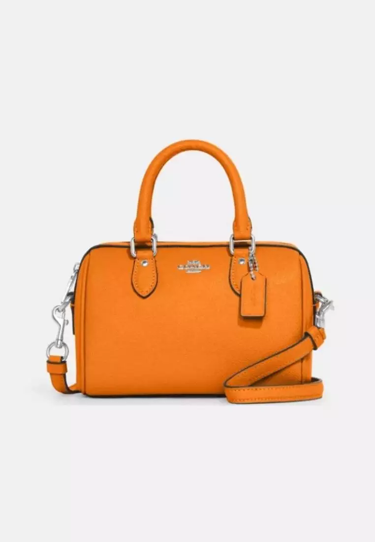 Jual Coach Coach Mini Rowan Crossbody Bright Mandarin Original 2024 