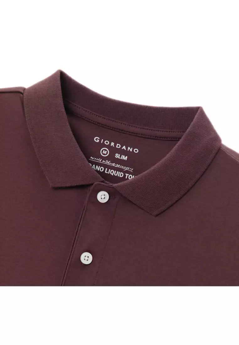 Men's Liquid Touch Short Sleeve Slim Embroidery Polo 01015291