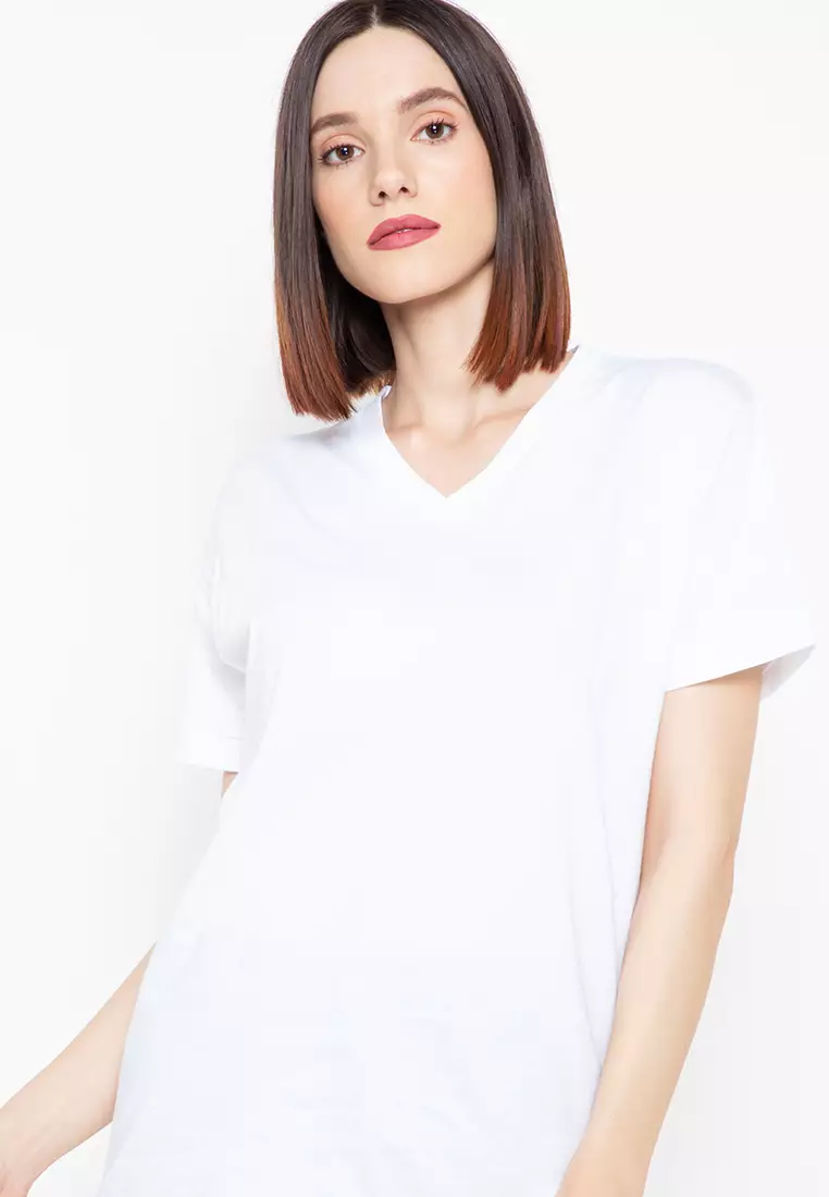 Buy Hanes Comfortlight V Neck 3s T-Shirt 2025 Online ZALORA