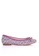 PRODUIT PARFAIT purple Embroidered fabric ballerina 6C56CSHB5DA28CGS_1