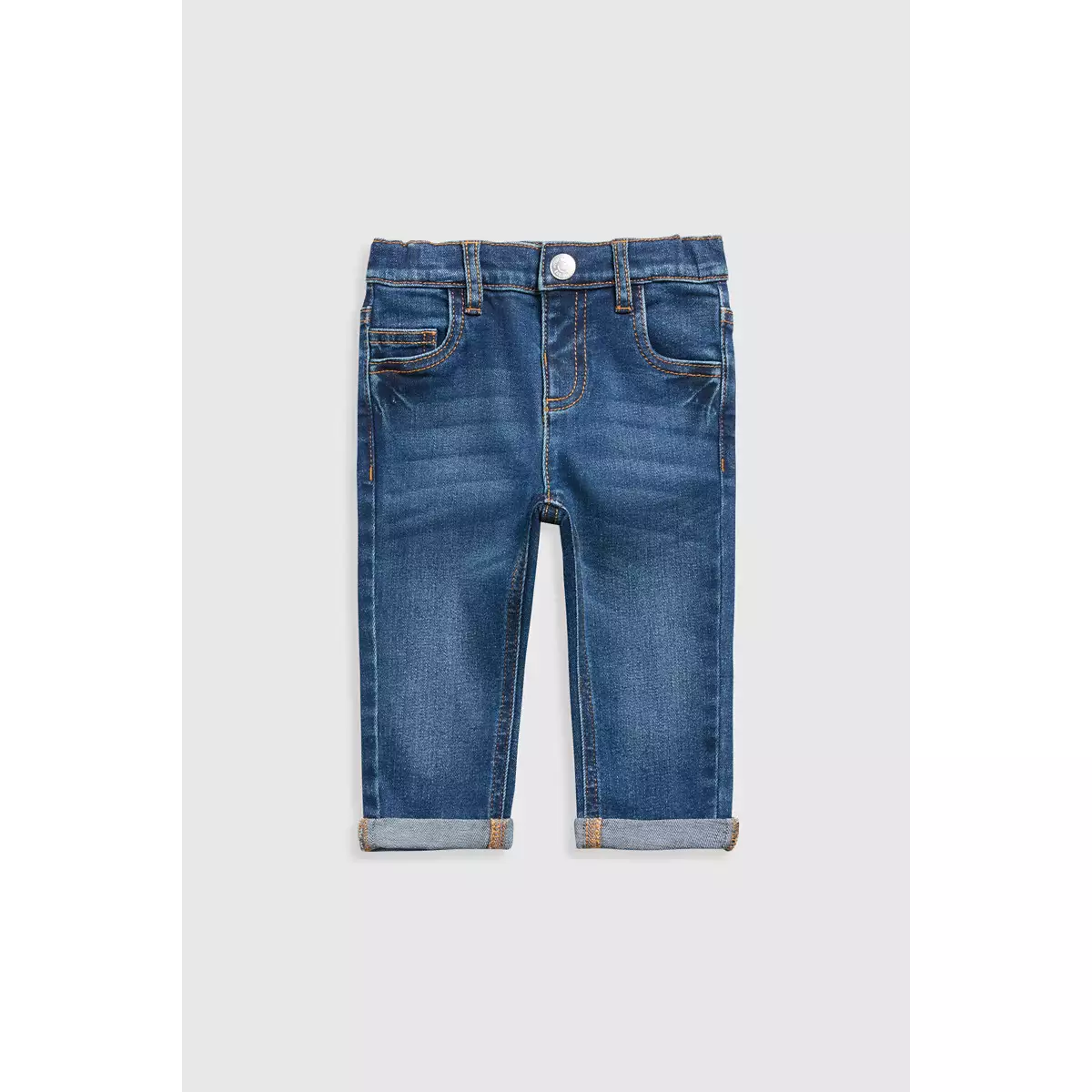 Mothercare Mid-Wash Regular-Fit Jeans - Celana Panjang Denim Bayi Laki-laki (Biru)