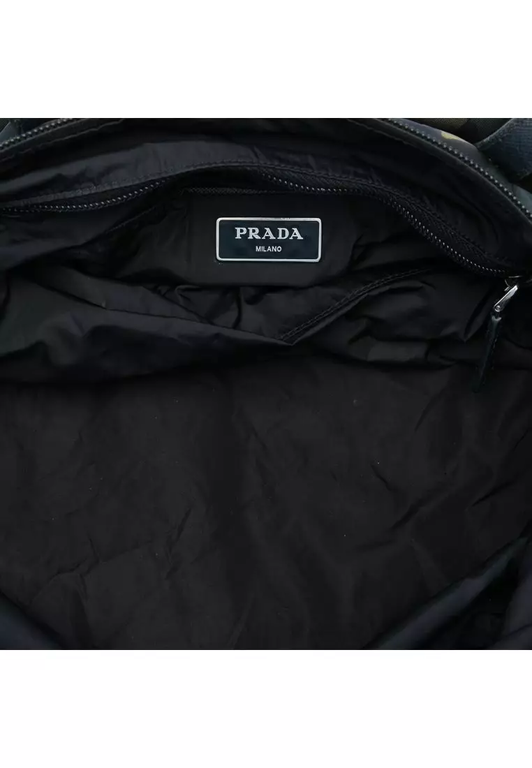 Pre-Loved Prada Tessuto Stampato Satchel