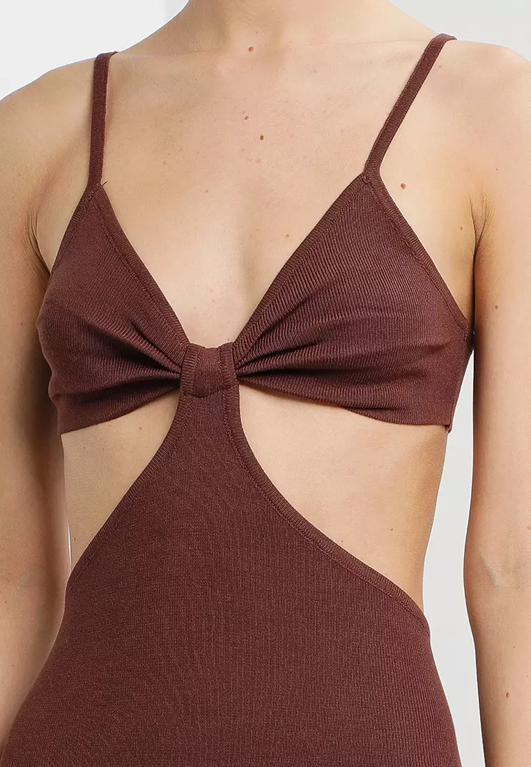 Iman 針織連身迷你裙