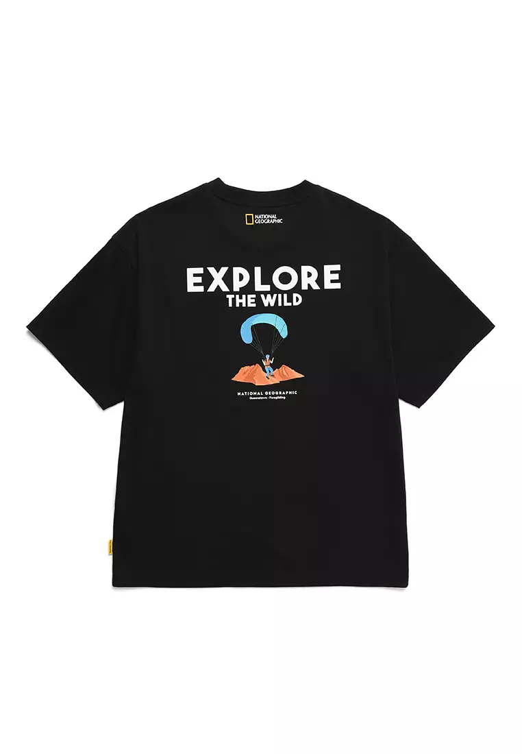 【NATIONAL GEOGRAPHIC】EXPLORE CONCEPT GRAPHIC T-SHIRT National Geographic Unisex EXPLORE Graphic Short Sleeve Tee