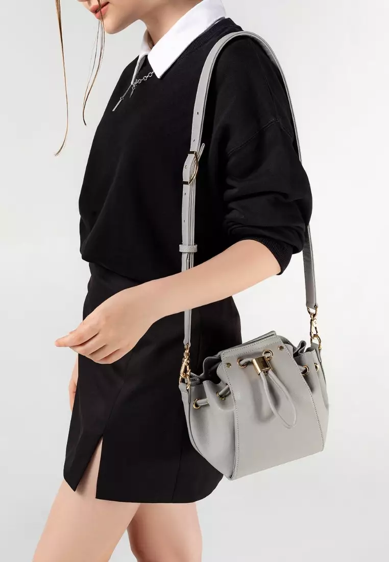 Esbucket Mini Bucket Bag - Timberwolf