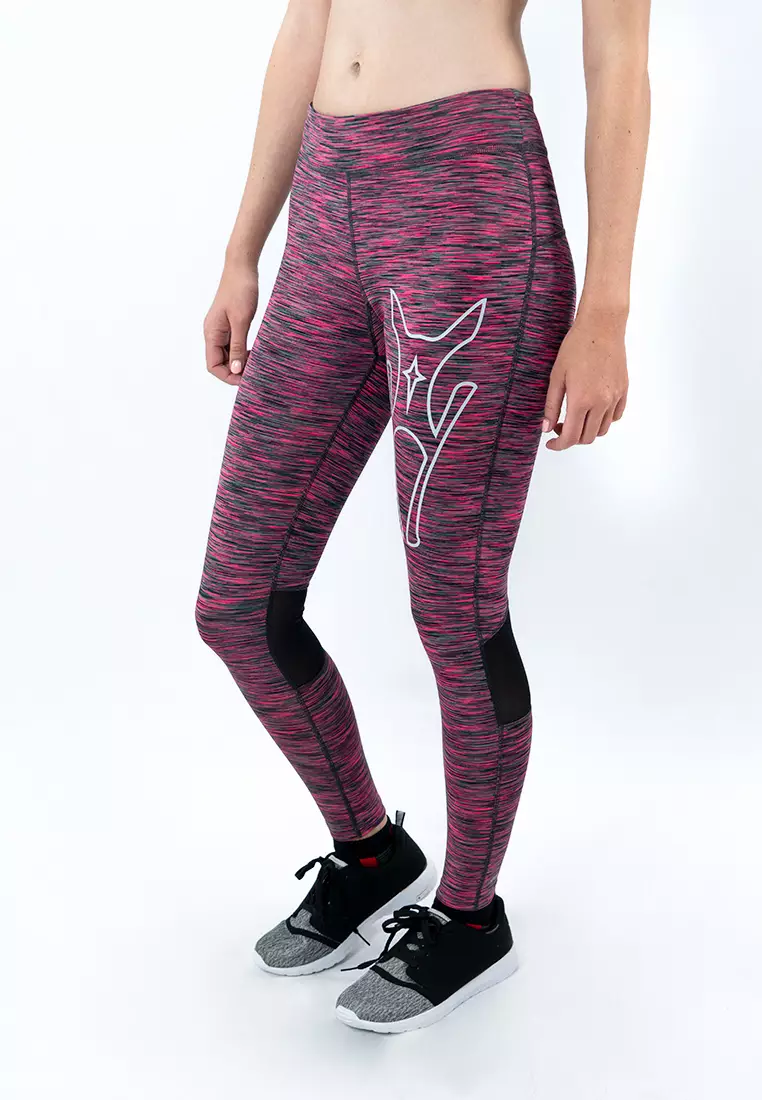 Amnig Women Maxforce Agile Compression Long Pants (Pink)