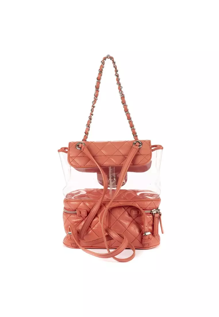 Buy Chanel Pre-Loved Ltd. Ed. 2018 Aquarium PVC Backpack  display picture 1