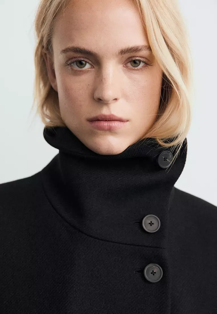 Manteco Wool Coat with Belt