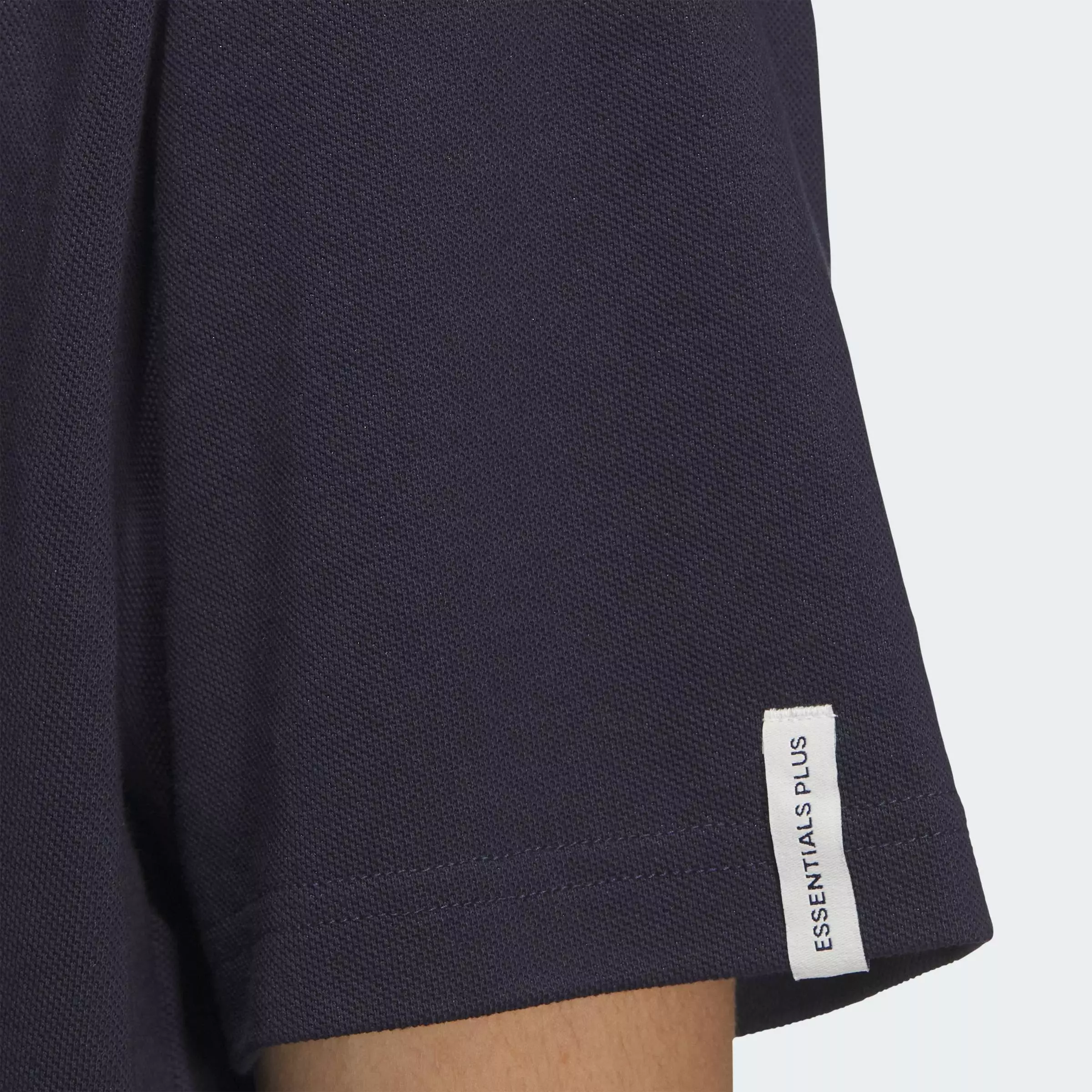 Lifestyle Essentials Plus Loose Fit Small Logo Short Sleeve Polo Shirt Men Blue JW6986