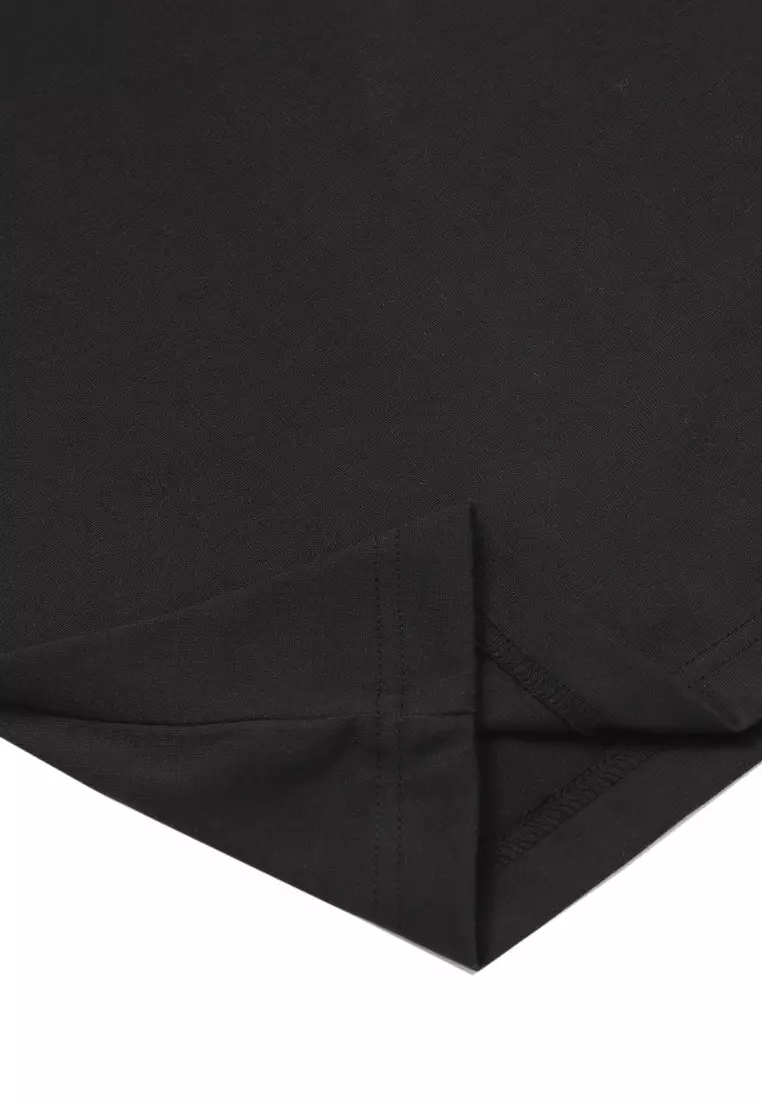 POLICE T-Shirt Salur Bordir Cotton Premium Tebal Pria 53001