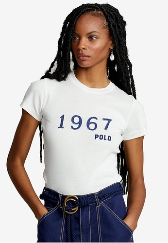 Polo Ralph Lauren white Logo Patch T-Shirt A3EEAAA6030D88GS_1