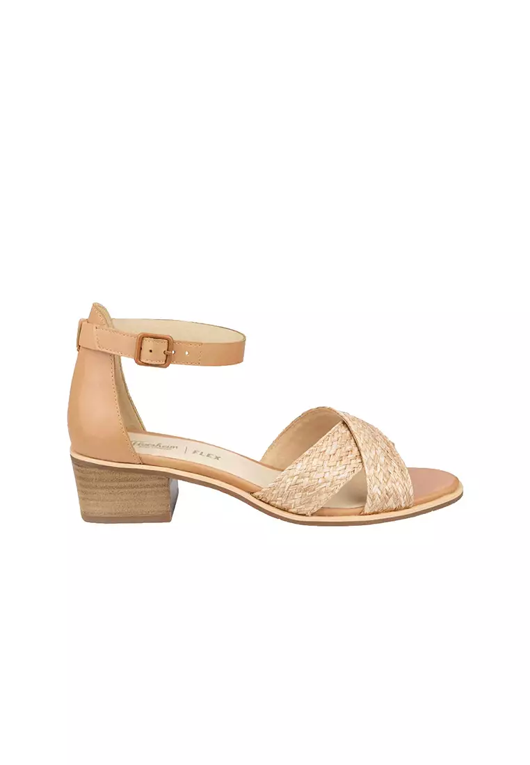 STEPHANIE Open Toe Block Heel Sandal