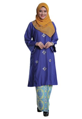 Percikan Cahaya 01 from Hijrah Couture in Blue