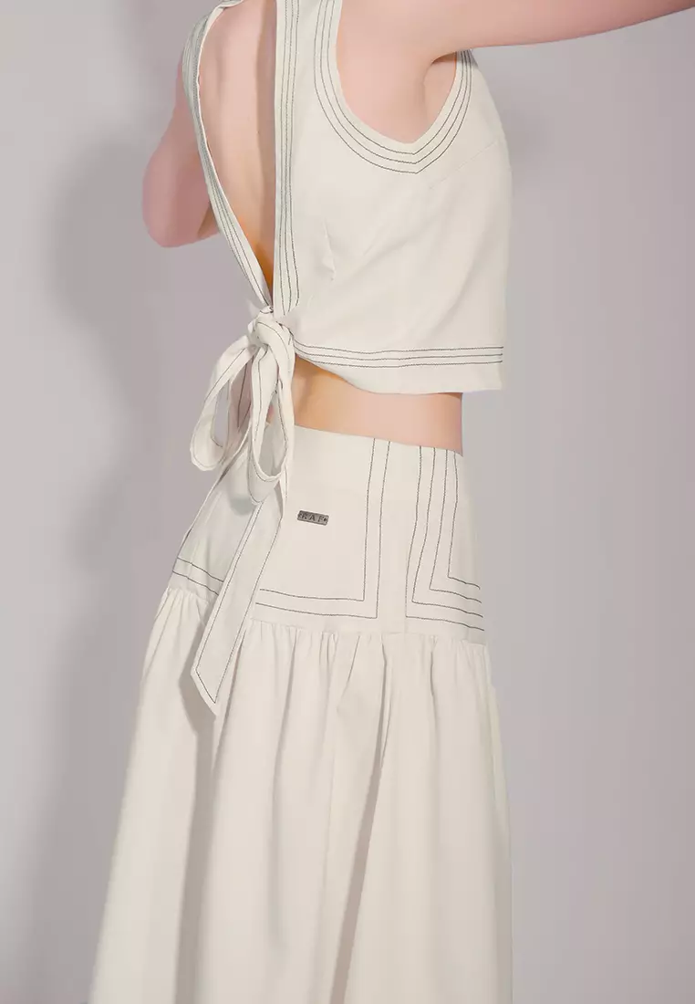 Darren Wrap Sleeveless Top