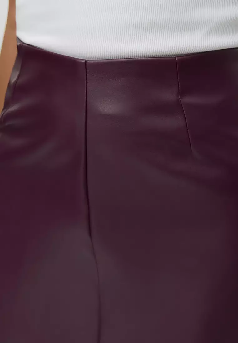 高腰半截迷你裙