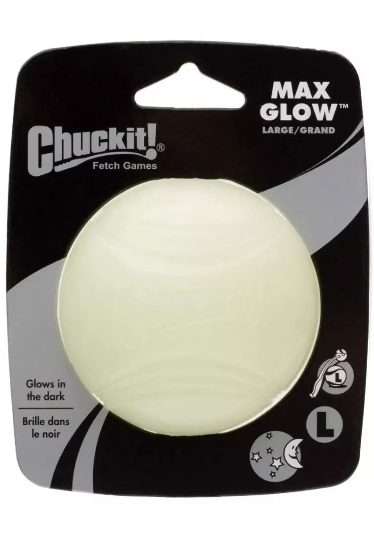 Chuckit glow shop ball large