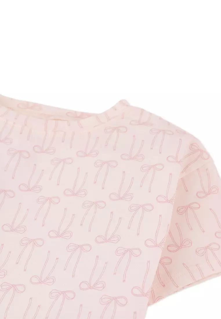 Kairi T-Shirt with All- Over Bow Print