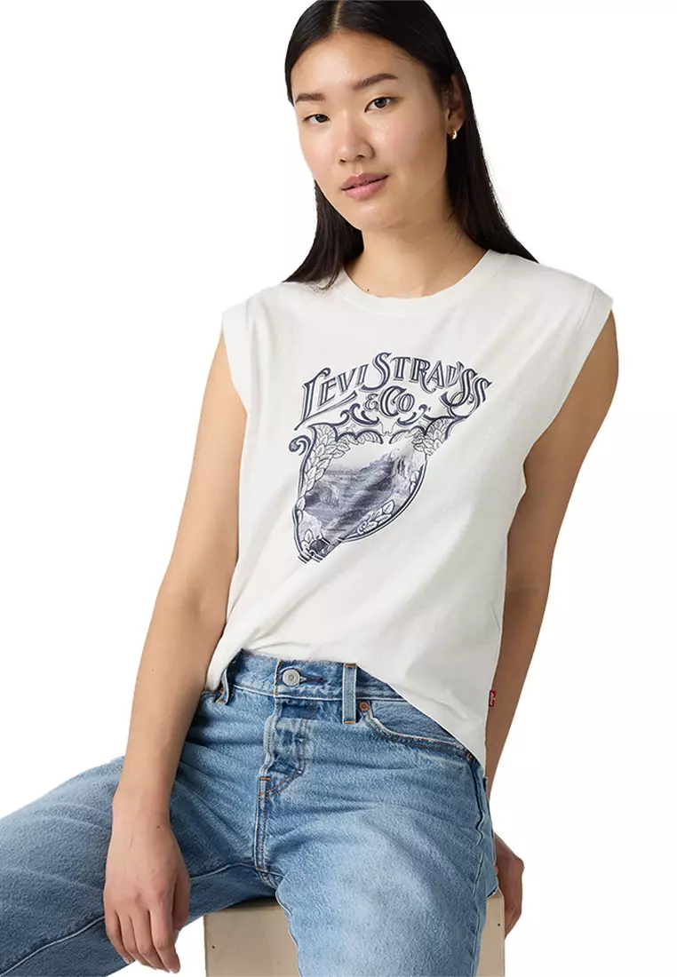 Débardeur Boxy Tank Top Levi's Pour Femme - Modèle A8794-0010, Coupe Loose