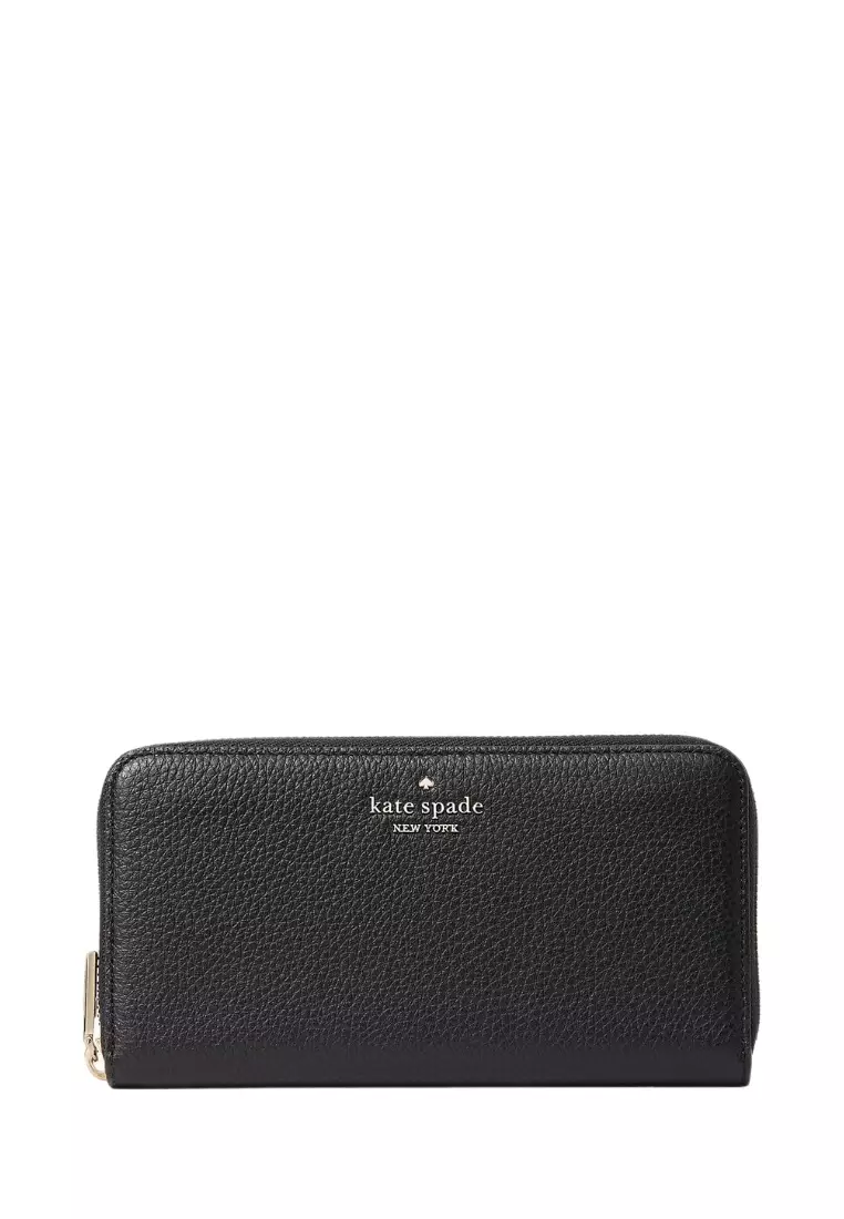 Jual Kate Spade Leila Large Continental Wallet Black Original 2024 ...