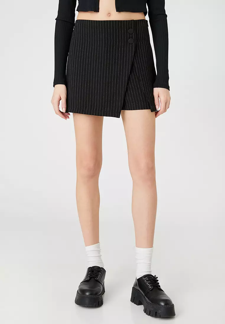 Striped Mini Skorts