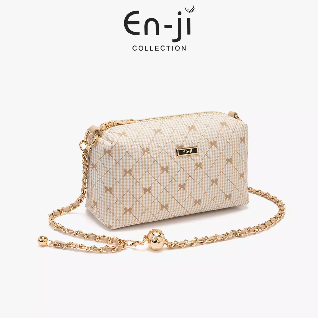 En-ji Kimran Slingbag Wanita Warna Cream