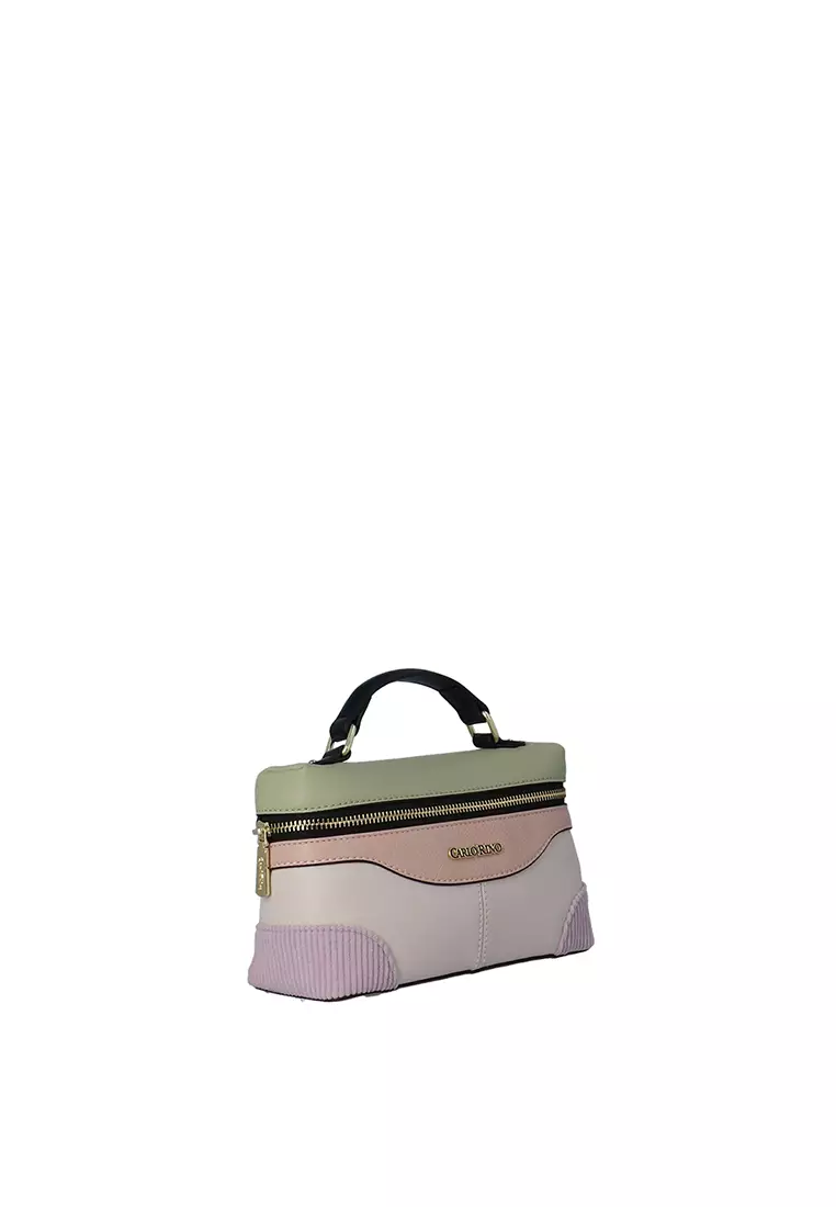 The Liz Top Handle Bag S - Medium Green