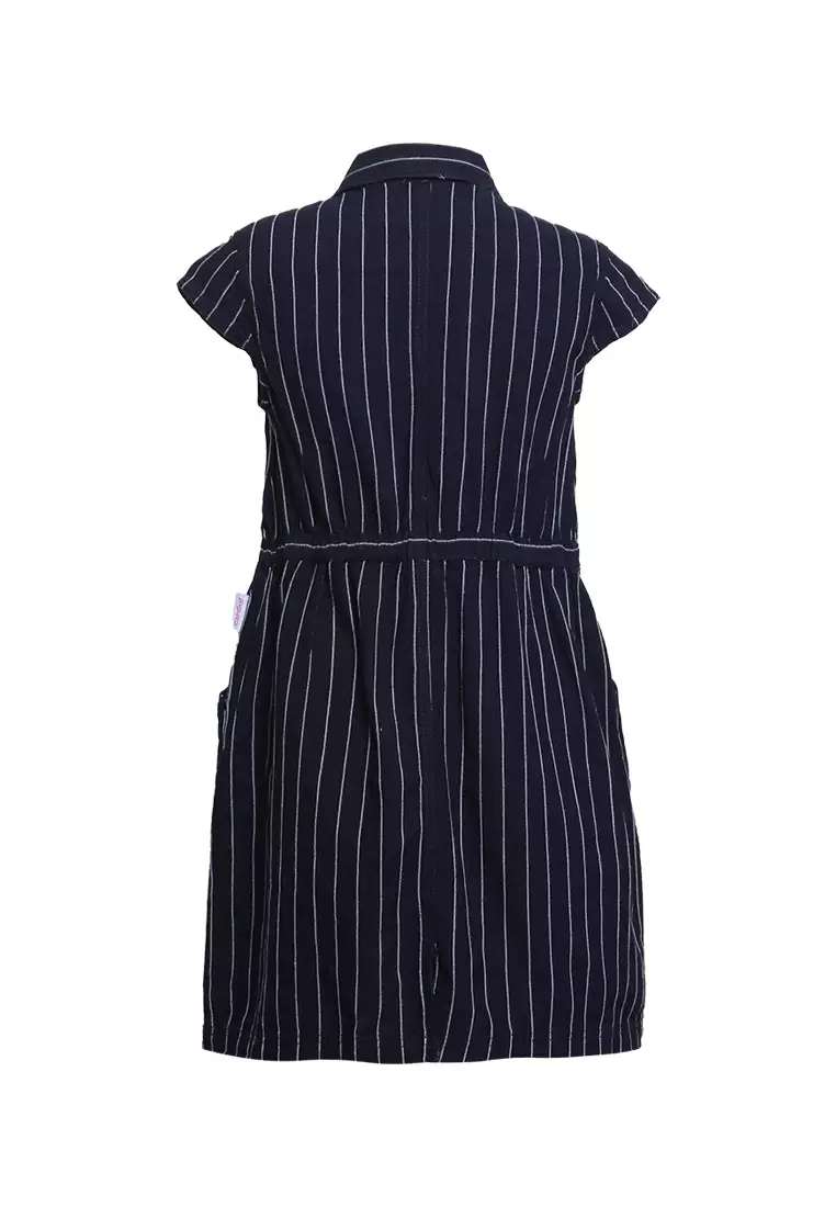 Dress Salur Vertikal