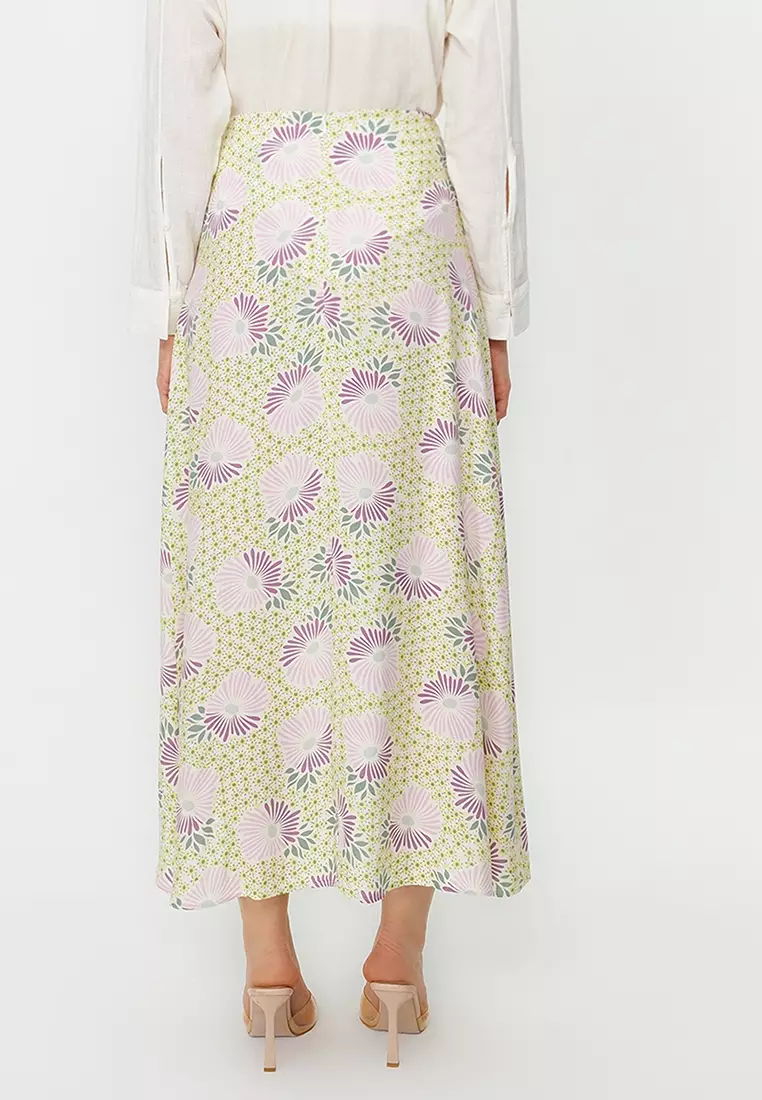 Printed Maxi Skirt