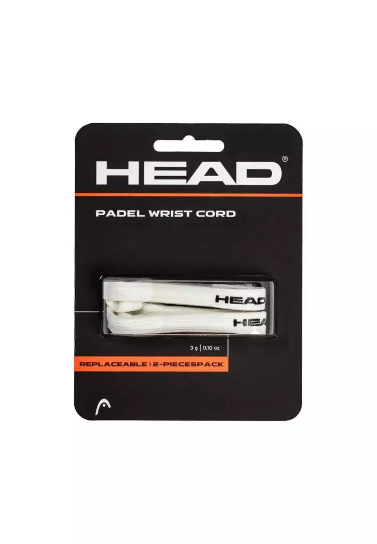 Jual Head HEAD Padel Wrist Cord 2Pcs Wh 288066 - Wrist Strap Raket ...