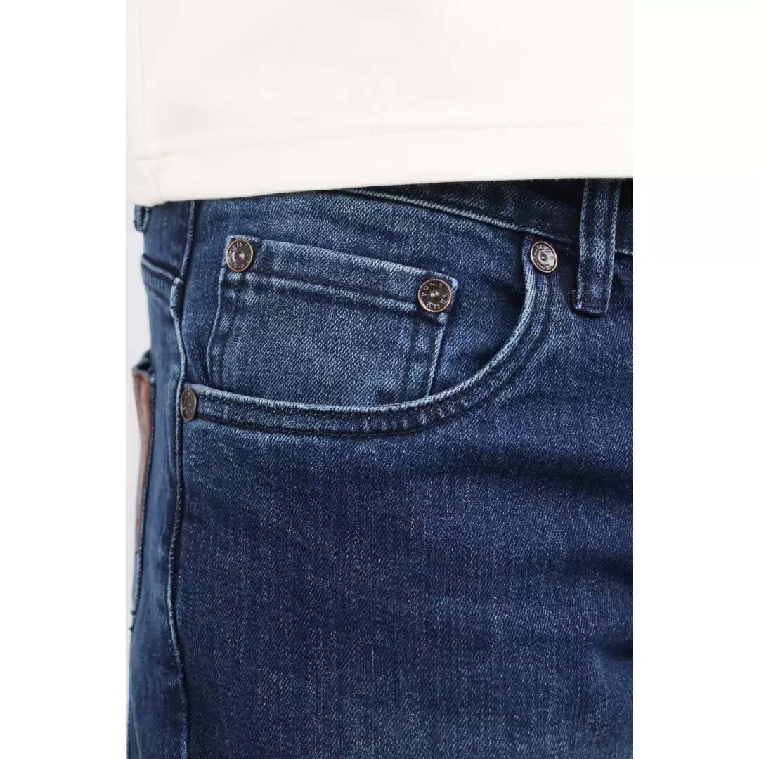 Emba Denim - Delmar Celana Panjang Denim Pria Regular Fit Dark Stone