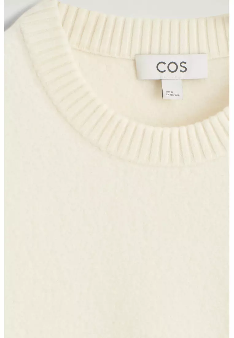 BOILED-WOOL CREW-NECK JUMPER