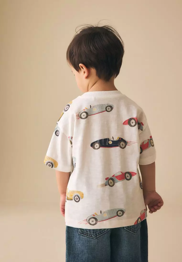 Short Sleeve All Over Print T-Shirt (3mths-7yrs)