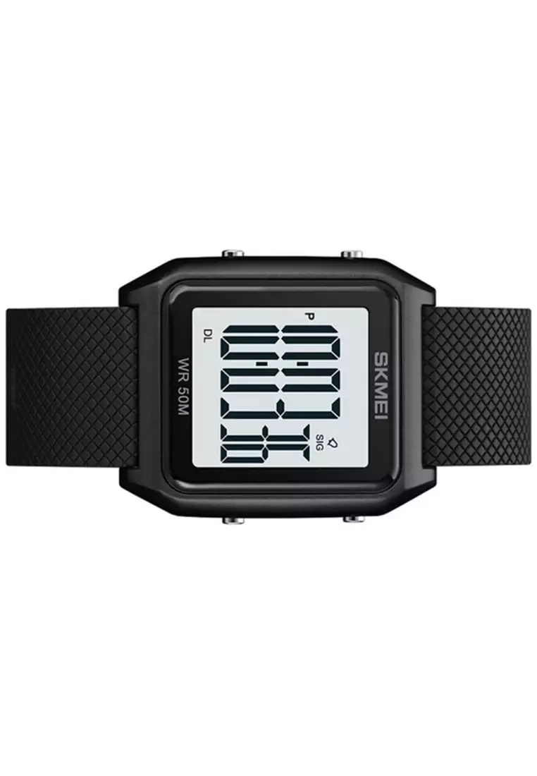 Jam Tangan Pria Digital Waterproof Many Function Strap Tali Material Silicone IR20 ORIGINAL