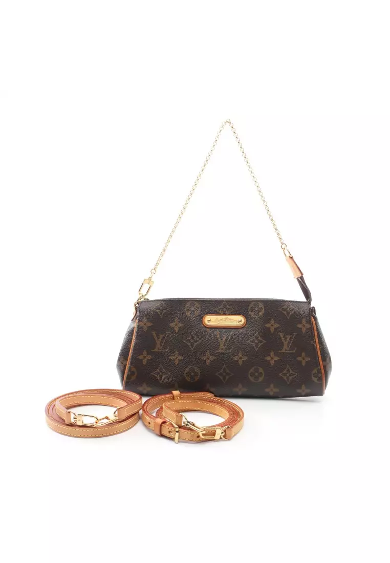 Buy Louis Vuitton Pre-loved LOUIS VUITTON Eva monogram chain shoulder bag  PVC leather Brown 2WAY 2023 Online
