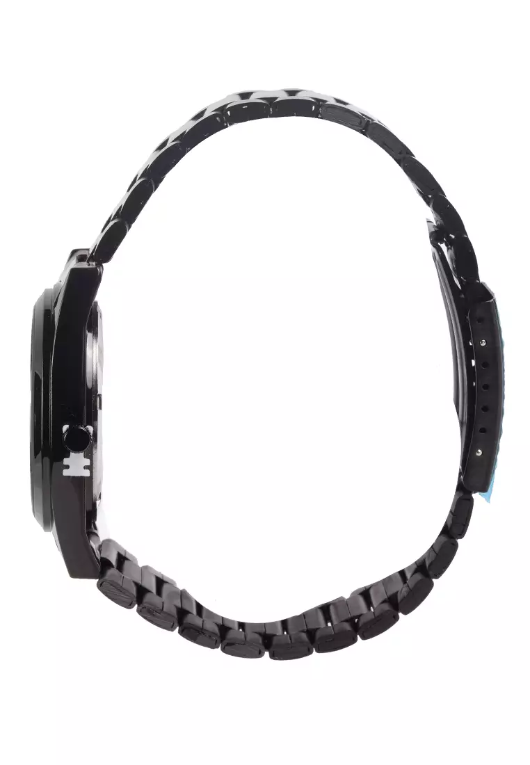 Viral Jam Tangan Analog Pria - Black Case Black Dial - VR023