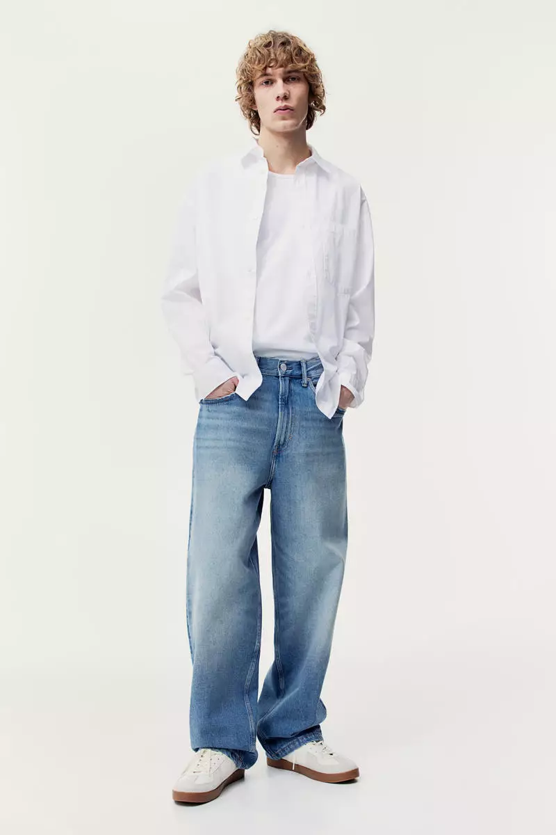 H & m baggy jeans clearance
