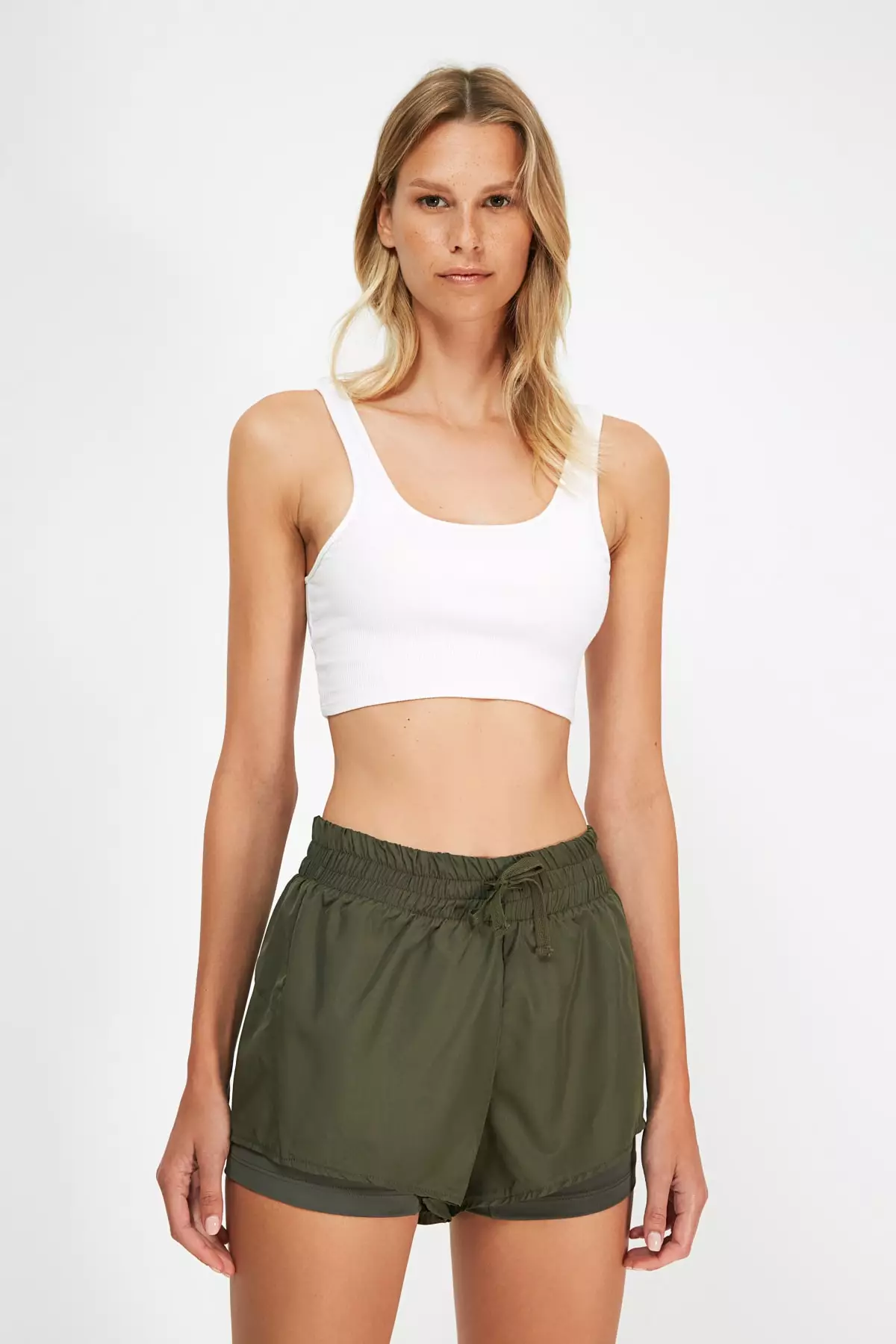 Trendyol Parachute Fabric 2 Layer Sports Shorts