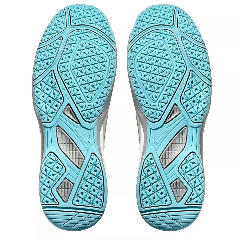 Eagle Sepatu Badminton Vector - PUTIH/ABU ABU