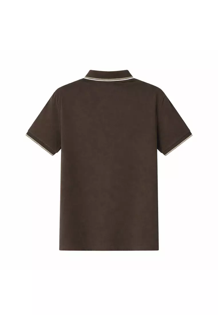 Men's Cotton Lycra Short Sleeve Slim Polo 01015018