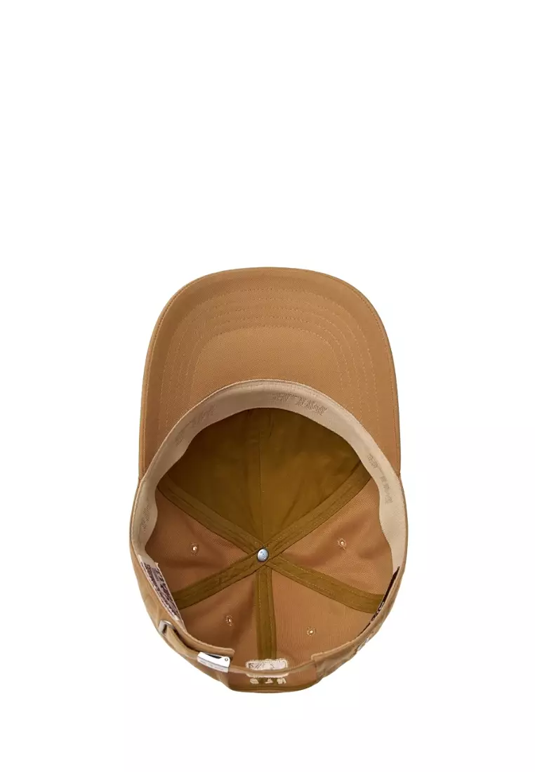 Varsity Cursive Fluffy Logo Unstructured Ball Cap - Boston Camel