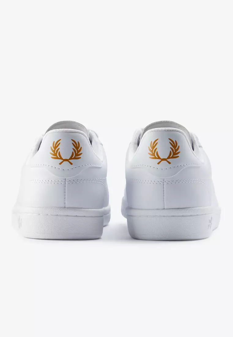 Fred Perry B6312W B721 LEATHER SHOES (WHITE)