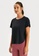 B-Code black YGA1017_Black_Lady Quick Drying Running Fitness Yoga Sports Top 7D7FCAA974AAAAGS_4
