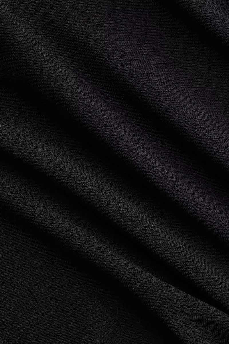 Draped jersey top