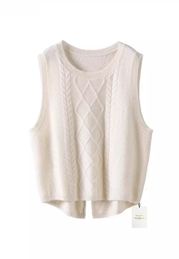 White on sale wool vest