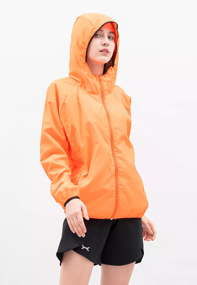 Windbreaker Jacket Woman Winder series Orange