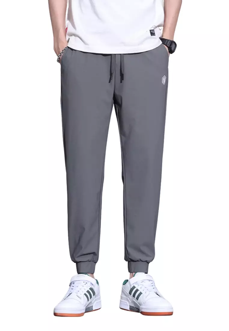 Mens silk track on sale pants