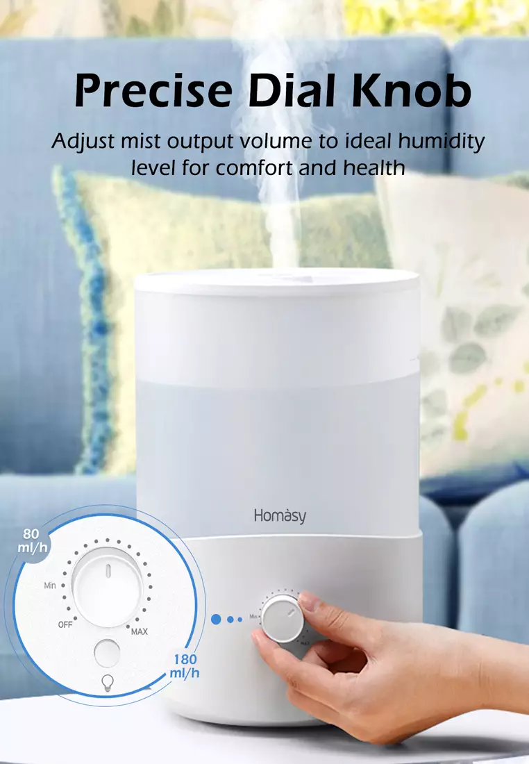 Buy Homasy Homasy 2.5L Digital Air Humidifier Aroma Oil Diffuser Aroma