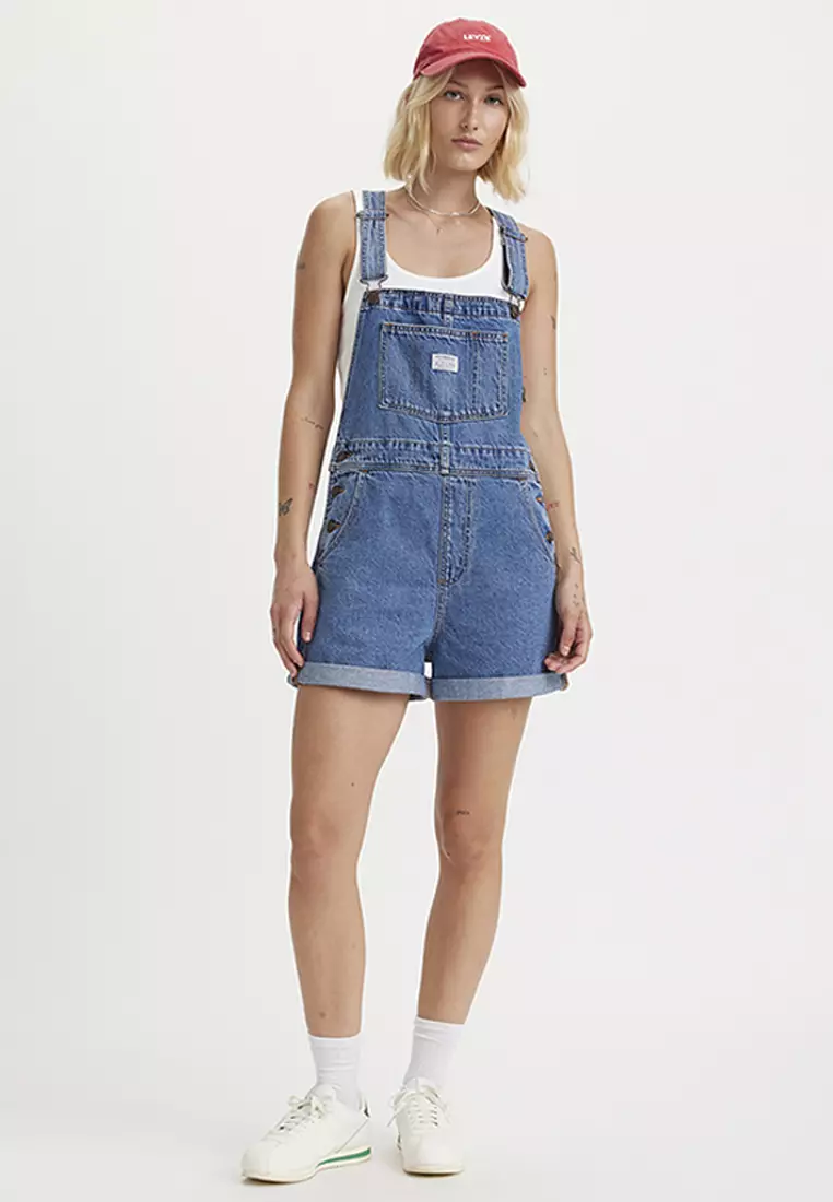 Levi's® 女士 復古連身工人褲